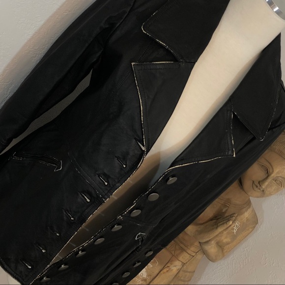 Wilson’s Leather Jacket NWOT “Rocker” Design Leather Rubbed Vintage Look M - Picture 9 of 10